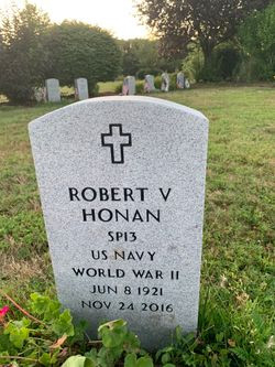 Robert Andrew V. Honan --headstone