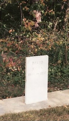 David Allen gravestone