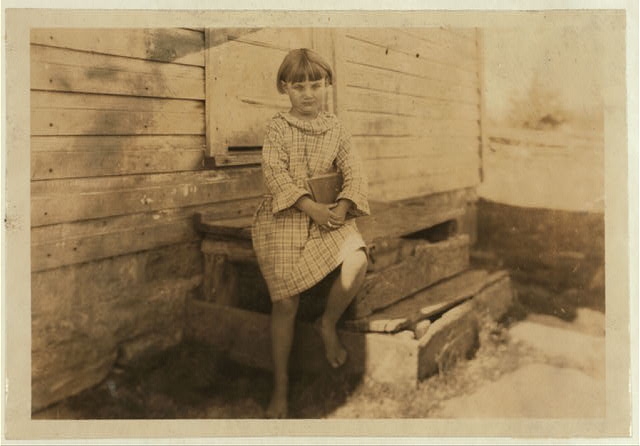 The first day at school - one of the Pocahontas County...