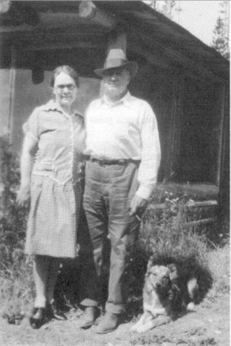 Edward & Lettie (Mead) Evans, Montana 1929