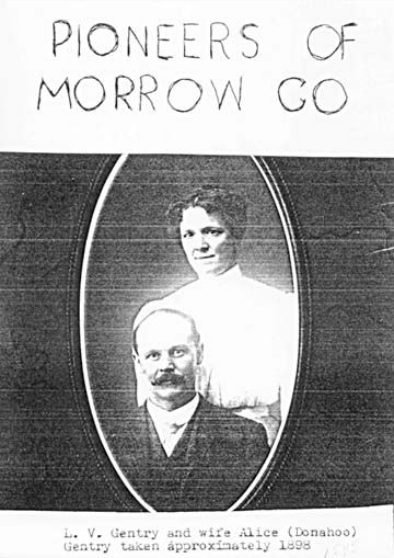 L.V. and Alice (Donahoo) Gentry, 1898