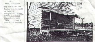 Log Cabin built by John Shropshire