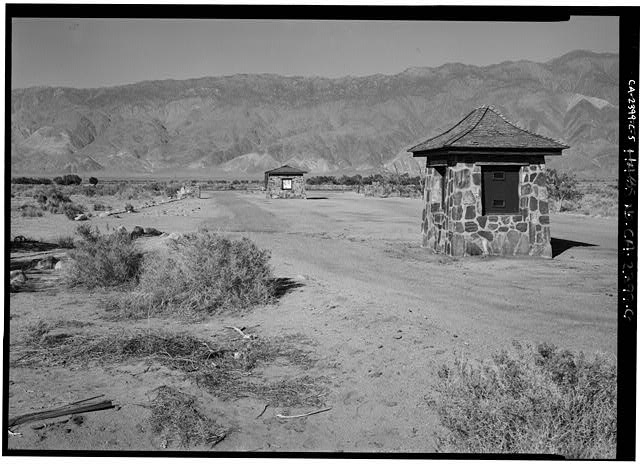 6. GENERAL VIEW OF INTERNAL POLICE POST IN FOREGROUND AND...