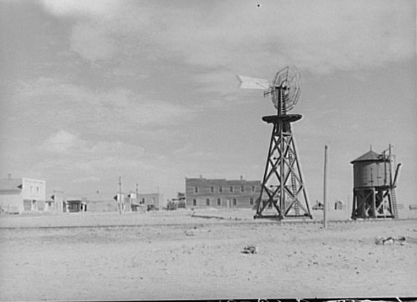 1939 photo of Keota, Colorado Dust Bowl