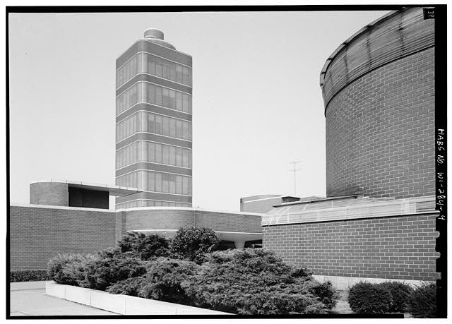 4. EXTERIOR, NORTHEAST VIEW OF COMPLEX - Johnson Wax...