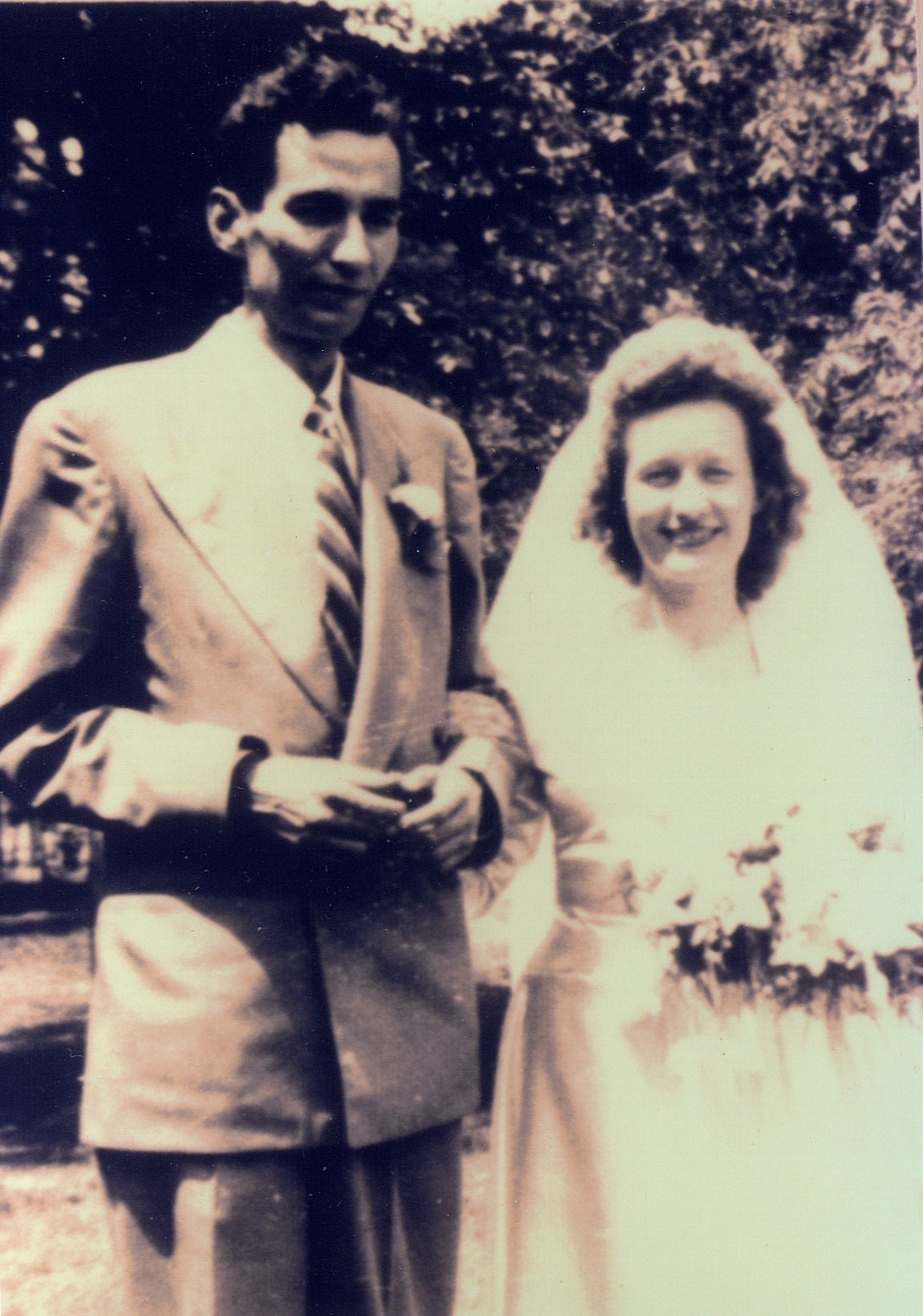 Frances Clara (Schauer) & John Joyce Kleaver, Jr. wedding