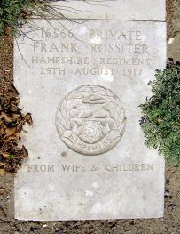 Francis "Frank" Rossiter gravesite