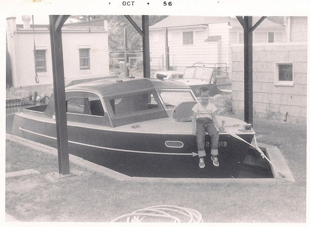TOMMY ON BOAT, SAINT CLAIR SHORES, MICHIGAN