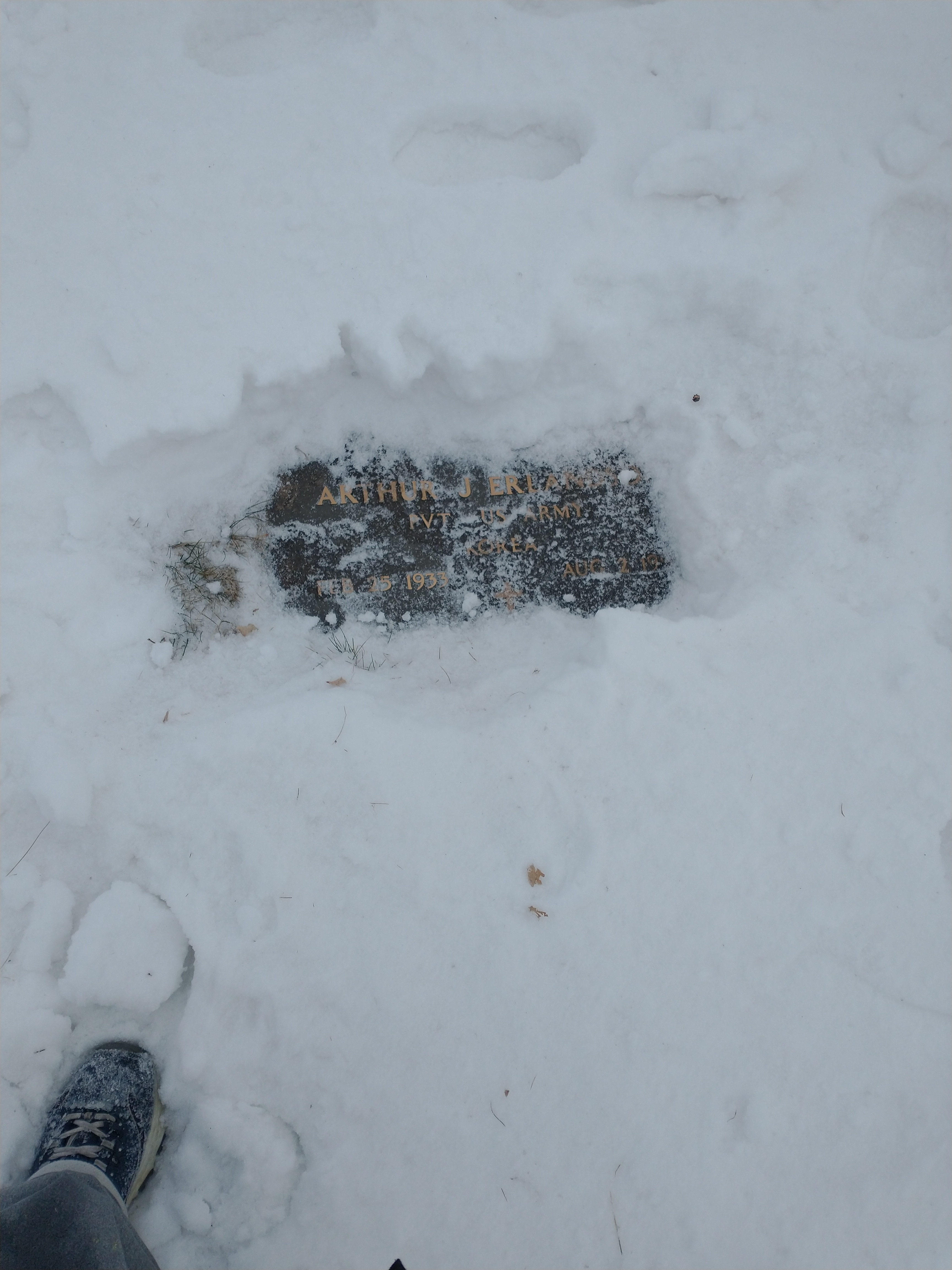 His grave 