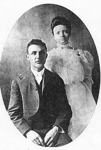 Charles F. Perry and Myrtle Thornton wedding