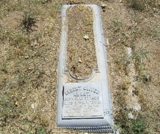Albert Oliver Ahart Headstone