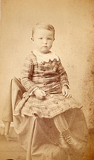 Unknown Child #1 from old photo album