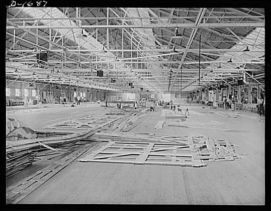 Shipbuilding (Newport News). These are mold loft workers...