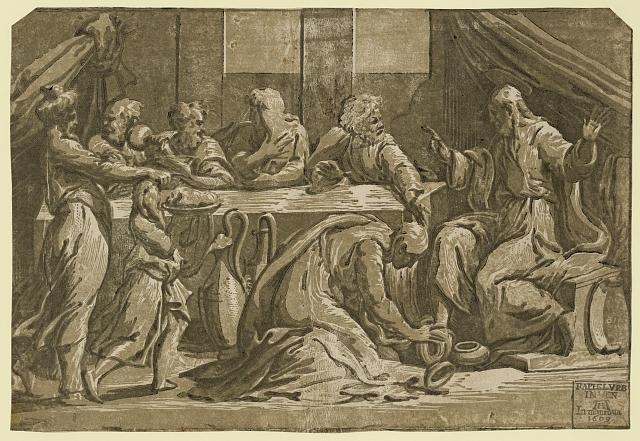 Christ at the table of Simon the Pharisee / Raphel VRB in...