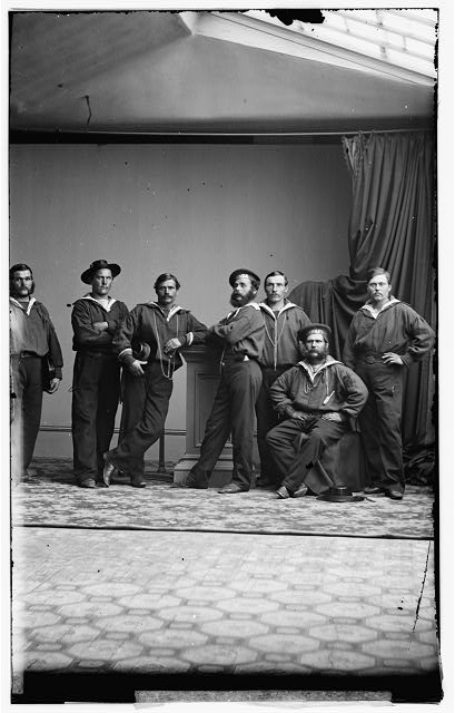 [Group of Russian sailors from the navy ship Variag...