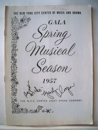 1957 SPRING MUSICAL SEASON.