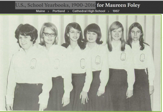 Maureen E Foley-Hester--U.S., School Yearbooks, 1900-2016(1967) a