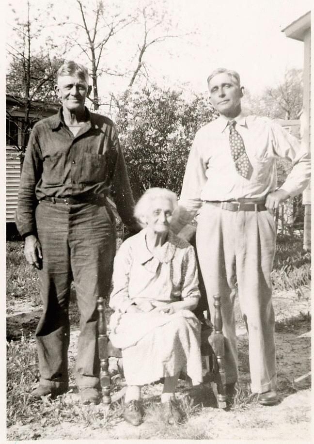 Andrew and Milford Childers with their  mother
