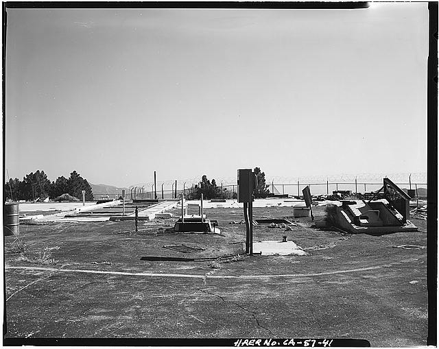 41. OVERALL VIEW SHOWING ENTRANCE TO 'CATFISH' SILO,...