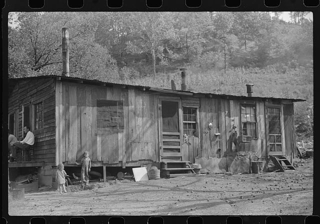 Home of old and sick mine foreman and WPA (Works Progress...