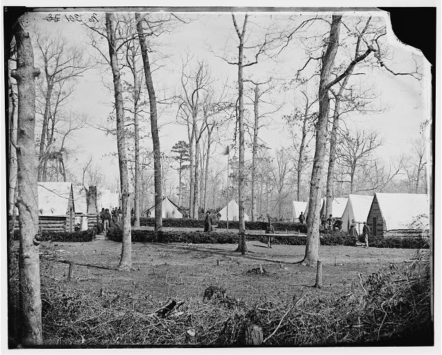 [Brandy Station, Va. Field hospital of the 3rd Division,...