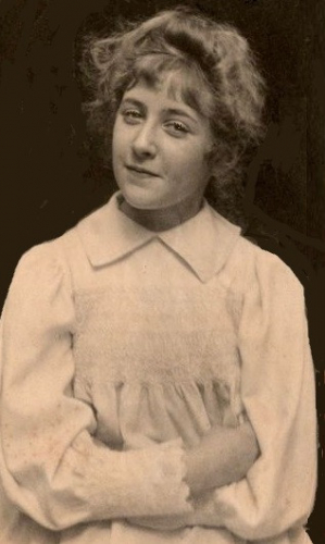 Margaret Rutherford as a young lady.