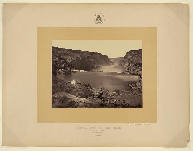Shoshone Cañon and Falls, Idaho / T.H. O'Sullivan, phot.