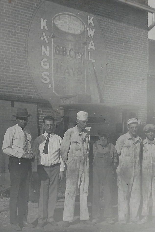 C.B Cry Paint Store Hays,Kansas c.1915