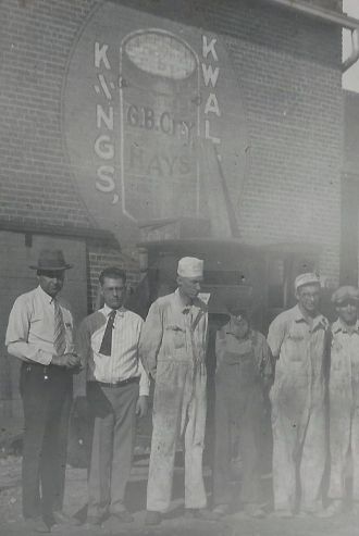 C.B Cry Paint Store Hays,Kansas c.1915