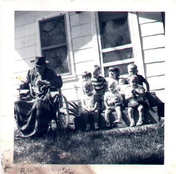 Great Great Grandpa kerby with the hasty kids