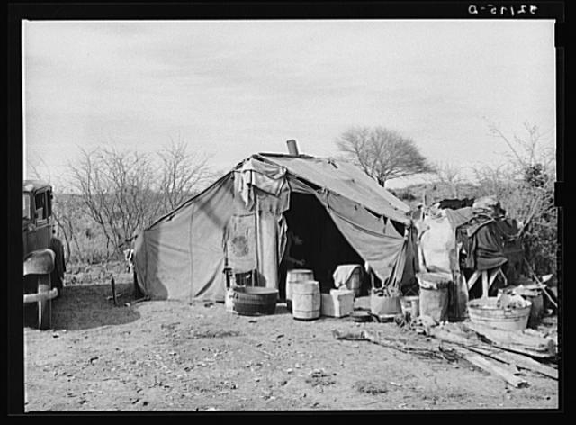 White migrant camp near Mercedes, Texas. See 32108-D