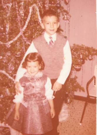 Merry Christmas from the Gilbert children 1958