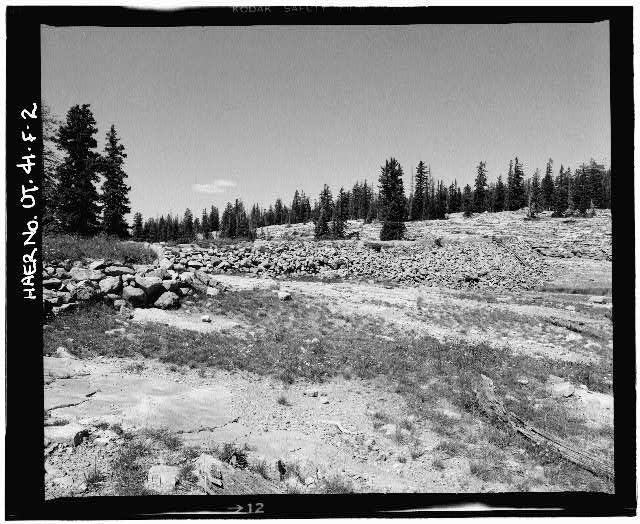 2. OVERALL VIEW OF DAM, SHOWING UPSTREAM FACE, LOOKING...