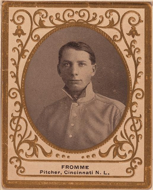 [Art Fromme, Cincinnati Reds, baseball card portrait]