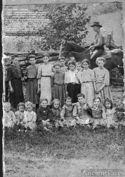 Zachariah Taylor Baldridge, ca 1900, KY