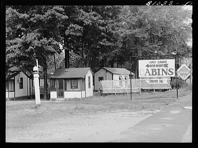 One of the many tourists camps along the Mohawk Trail...