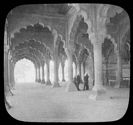 Delhi - private audience hall which once contained the...