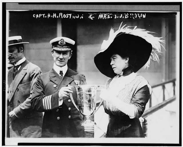 Capt. A.H. Rostron & Mrs. J.J. Brown