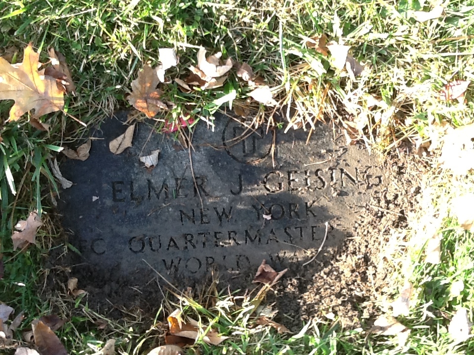 Elmer J Geising gravesite