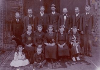 Christiaan Jacob Lourens Troskie's family, 1915