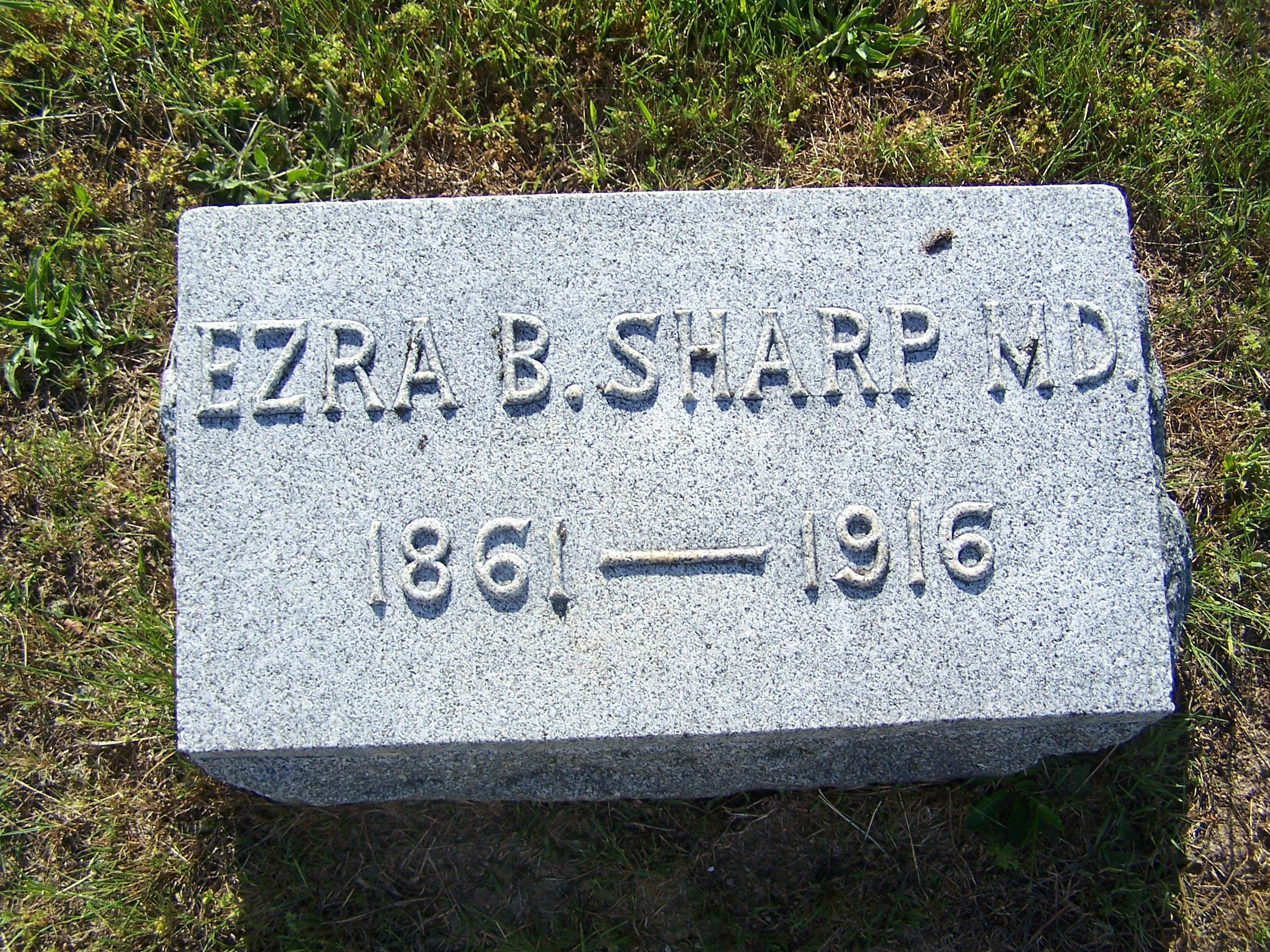 Dr Ezra Bradway Sharp
