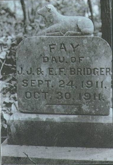Fay Bridger Gravestone