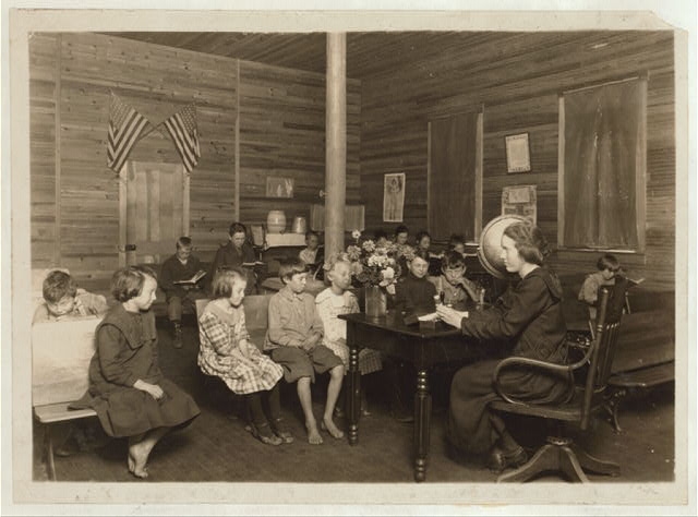 School in Session - (Sunset school). (See Photo No. 18.)...
