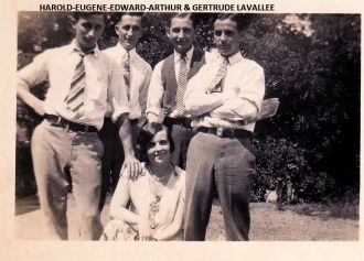Gertrude Lavallee family