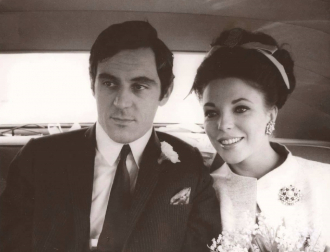 Anthony Newley and Joan Collins