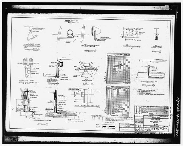 171. Photocopy of drawing (1958 electrical drawing by the...