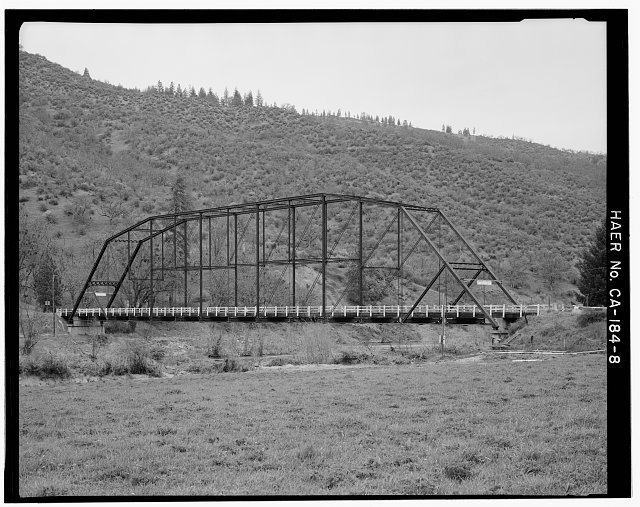 8. OBLIQUE VIEW OF WALKER BRIDGE FROM PASTURE SOUTH OF...