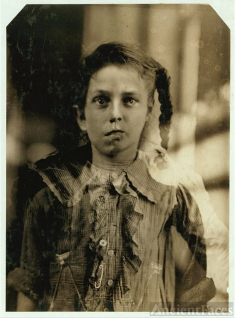 Composite photograph of child laborers
