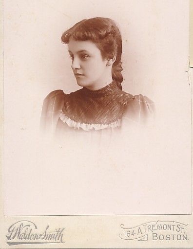 Florence Wallace, young teen, Boston