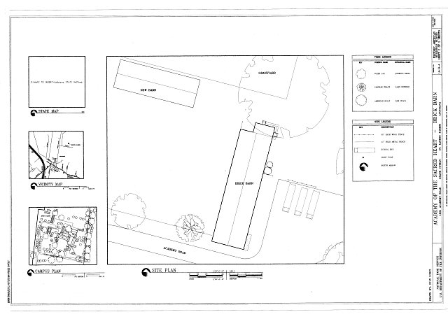 Site plan & maps - Convent of the Sacred Heart, Brick...